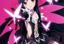 long hair anime girls accel world black hair kuro yuki hime butterflies 1895x2705 wallpaper Art HD Wallpaper